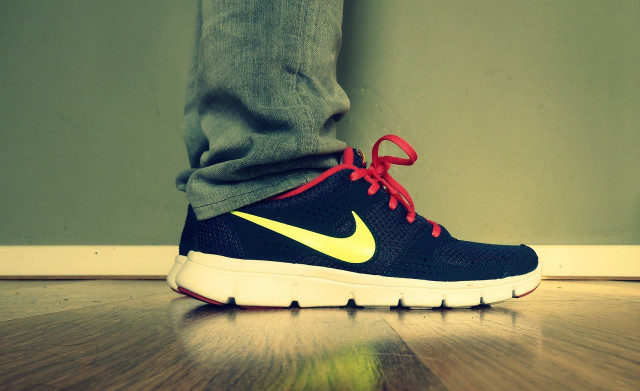 Person wooden floor shoes tennis free wallpaper for desktop - medium preview image