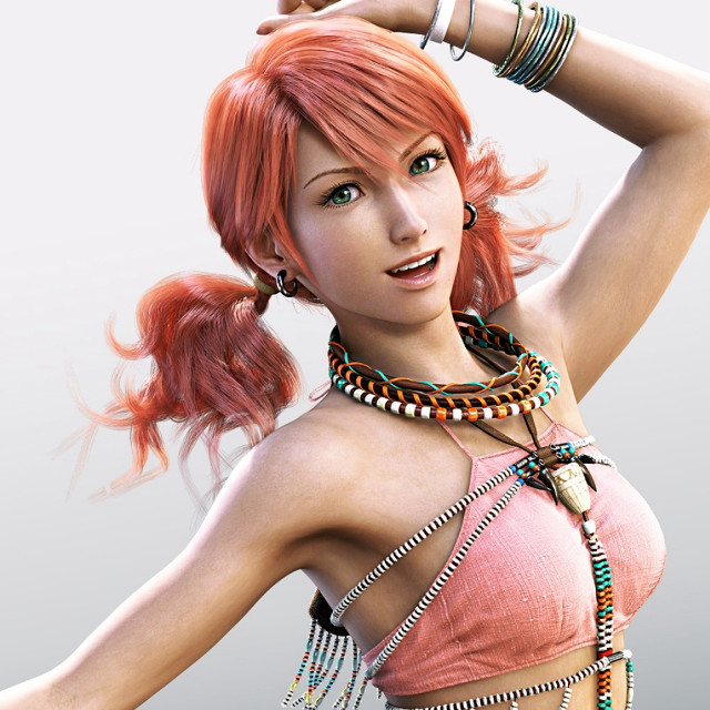 Woman red hair necklace arm free wallpaper for tablet - medium preview image