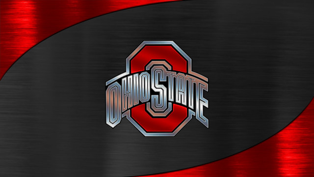 Ohio state red black silver free wallpaper for desktop - medium preview image