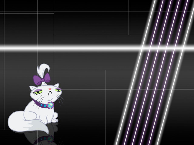 Cat bow sitting floor neon free wallpaper for desktop - medium preview image