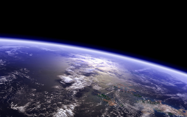 Earth view europe middle east free wallpaper for desktop - medium preview image