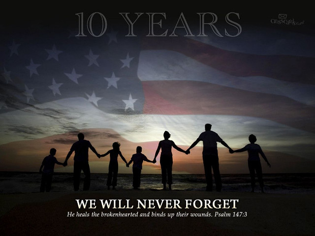 Family holding hands american flag free wallpaper for desktop - medium preview image