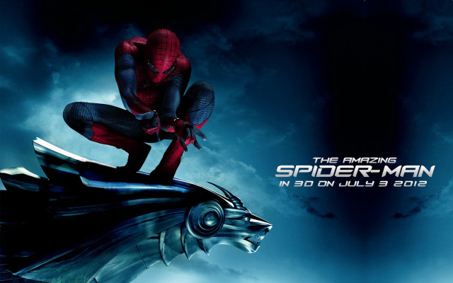 Spider man fish sky clouds free wallpaper for desktop - medium preview image