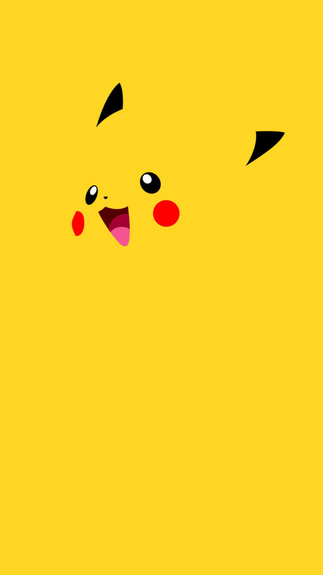 Yellow cartoon face side eyes free wallpaper for mobile - medium preview image