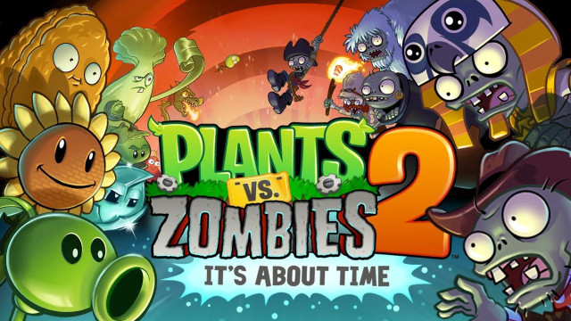 Plants vs zombies 2 nintendo free wallpaper for desktop - medium preview image