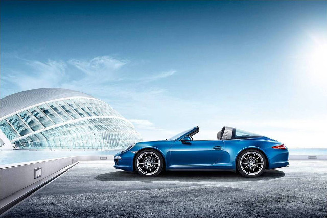 Blue sports car glass dome free wallpaper for desktop - medium preview image