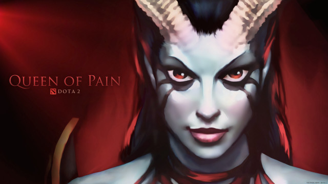 Queen of pain dark fantasy free wallpaper for desktop - medium preview image