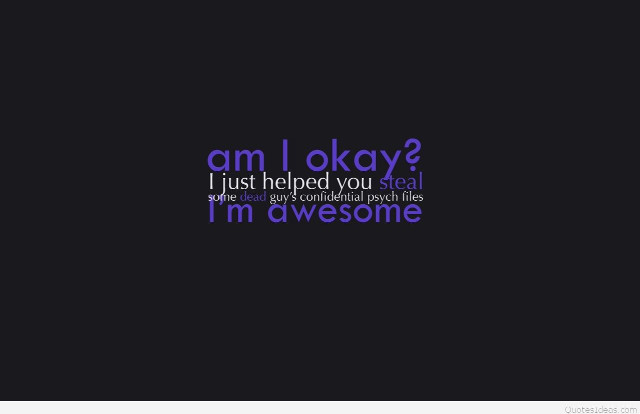 Black background purple blue quote free wallpaper for desktop - medium preview image