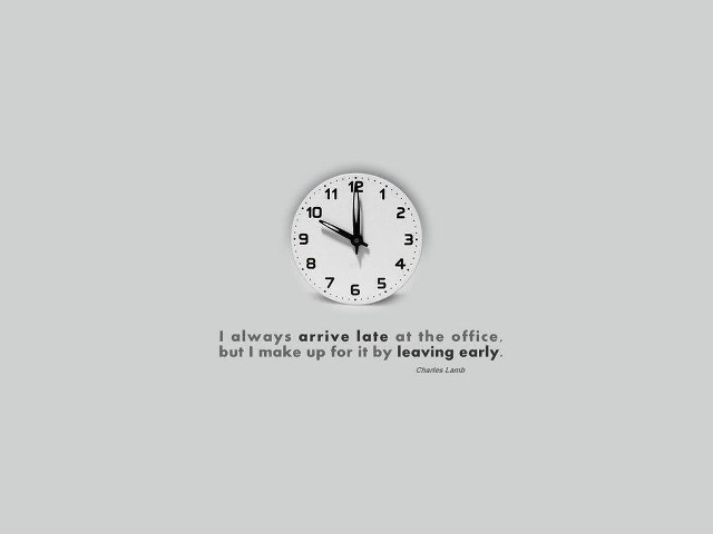 Clock quote gray background blackwhite free wallpaper for desktop - medium preview image