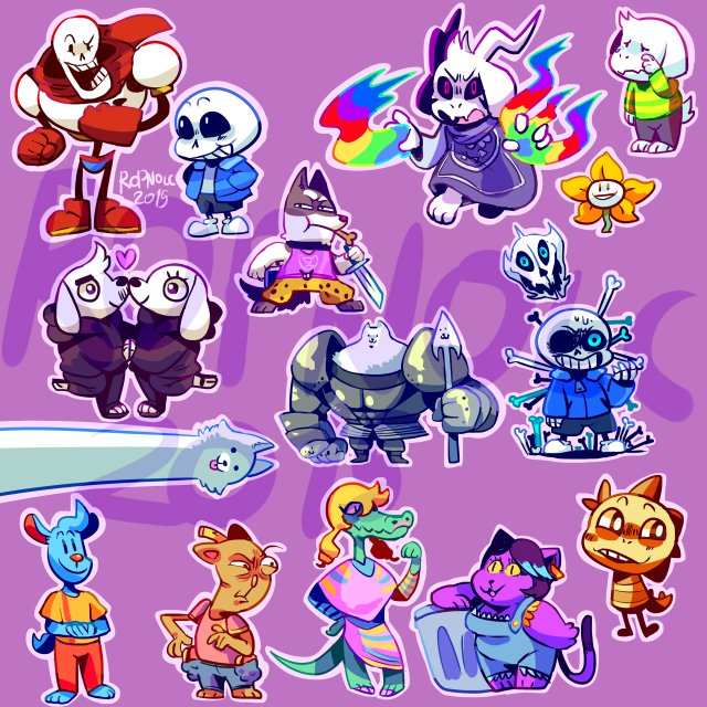 Stickers colorful purple background white free wallpaper for tablet - medium preview image