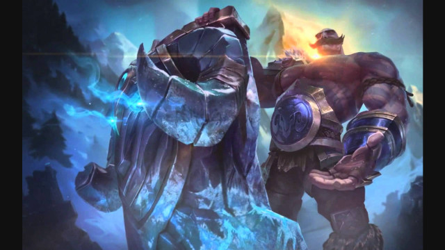 Man armor giant iceberg fantasy free wallpaper for desktop - medium preview image