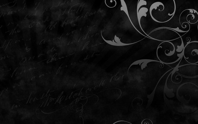 Black white photo swirly design free wallpaper for desktop - medium preview image