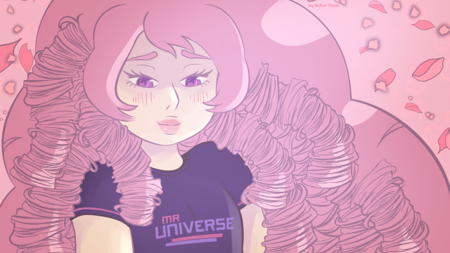 Pink haired girl anime flowers free wallpaper for desktop - medium preview image