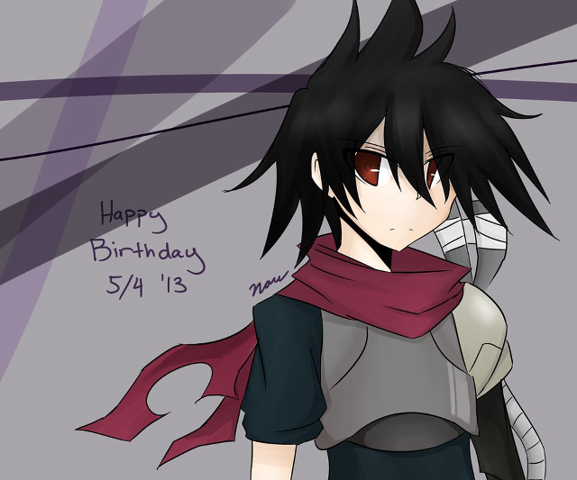 Cartoon character red scarf happy free wallpaper for desktop - medium preview image