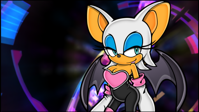 Cartoon character heart bat hand free wallpaper for desktop - medium preview image