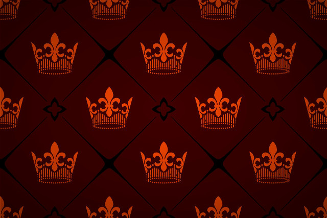 Red black pattern crown side free wallpaper for desktop - medium preview image