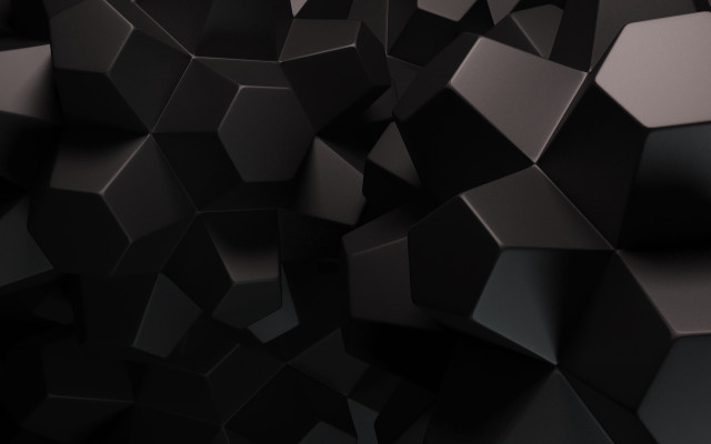 Black background cubes different sizes #3 free wallpaper for desktop - medium preview image