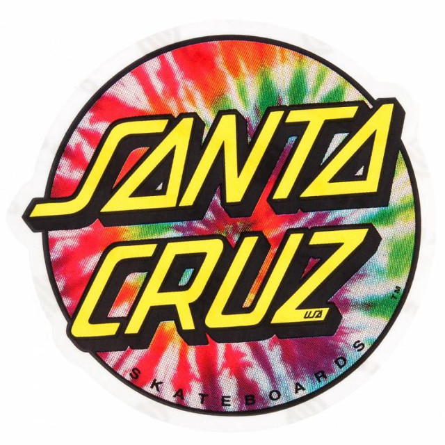 Santa cruz yellow red sticker free wallpaper for tablet - medium preview image
