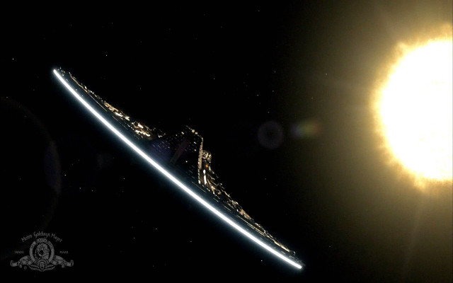 Large object dark sky bright free wallpaper for desktop - medium preview image