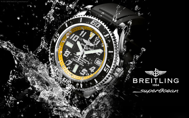Watch yellow black water splash free wallpaper for desktop - medium preview image