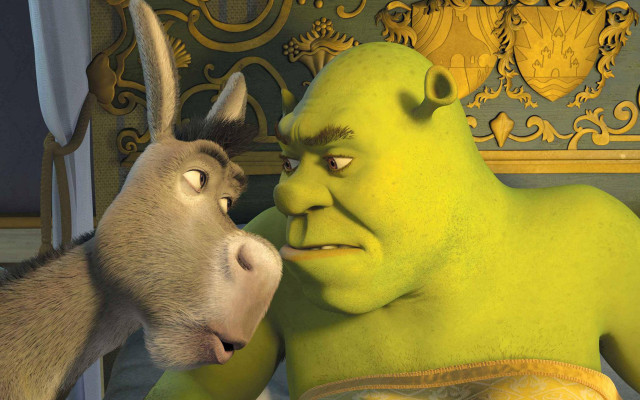Donkey man scene shrap free wallpaper for desktop - medium preview image