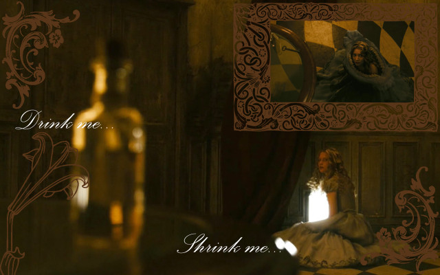 Woman sitting floor wine bottle #2 free wallpaper for desktop - medium preview image