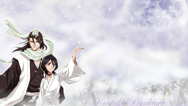 Anime couple full moon sky free wallpaper for desktop - medium preview image
