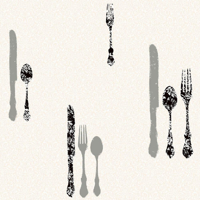 Shadow fork image black white free wallpaper for tablet - medium preview image