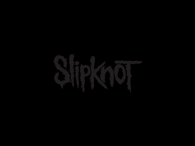 Slipknot black white logo photo free wallpaper for desktop - medium preview image