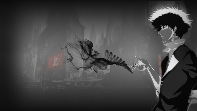 Man cigarette black white background free wallpaper for desktop - medium preview image