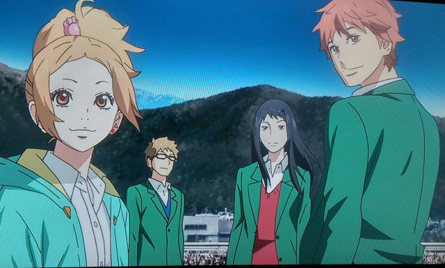 People mountain range sky background free wallpaper for desktop - medium preview image