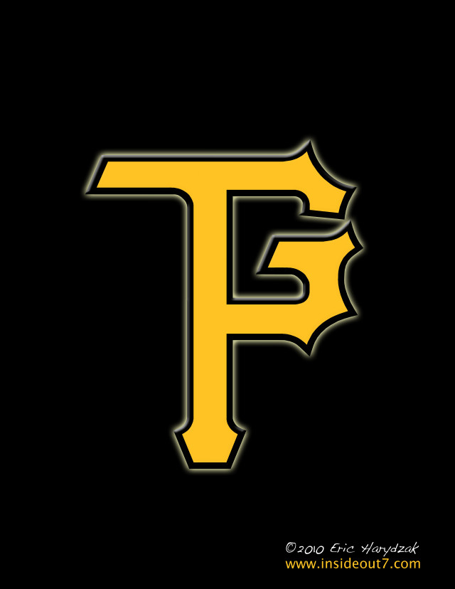 Black yellow logo letter f free wallpaper for mobile - medium preview image