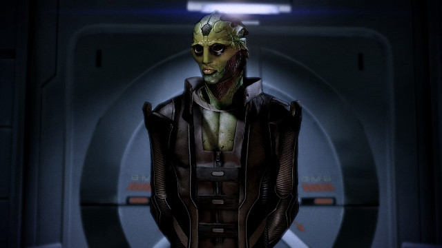 Sci fi character dark room free wallpaper for desktop - medium preview image