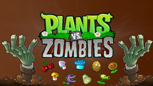 Plants vs zombies game screen free wallpaper for desktop - medium preview image
