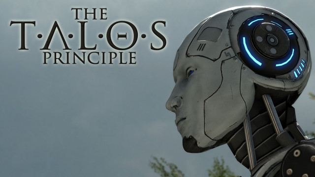 Robot blue light talos principle free wallpaper for desktop - medium preview image