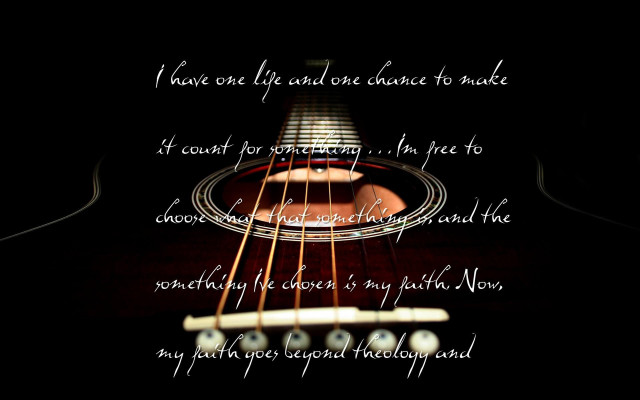 Guitar poem dark room neck free wallpaper for desktop - medium preview image