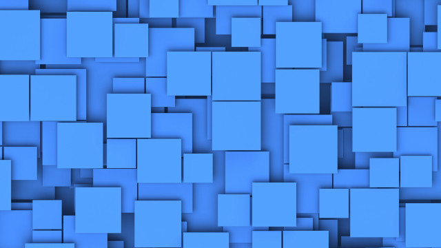 Blue background squares different sizes free wallpaper for desktop - medium preview image