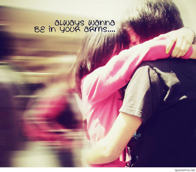 Couple hugging quote always wanna free wallpaper for tablet - medium preview image