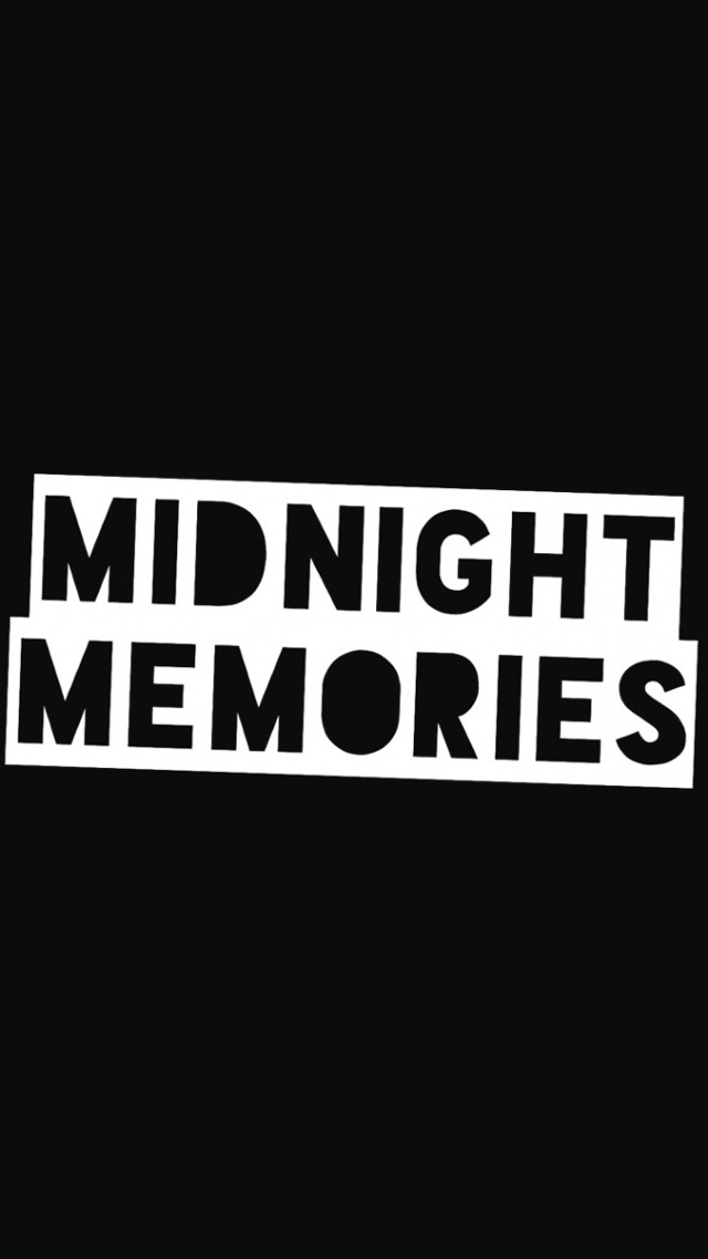 Midnight memories black white sticker free wallpaper for mobile - medium preview image