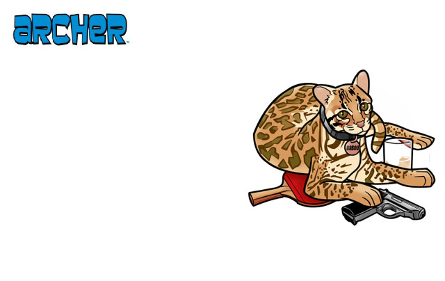 Cat sitting gun glass water free wallpaper for desktop - medium preview image