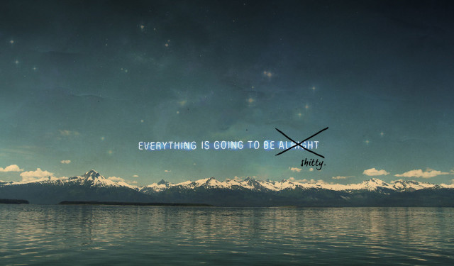 Lake quote everything going to free wallpaper for desktop - medium preview image