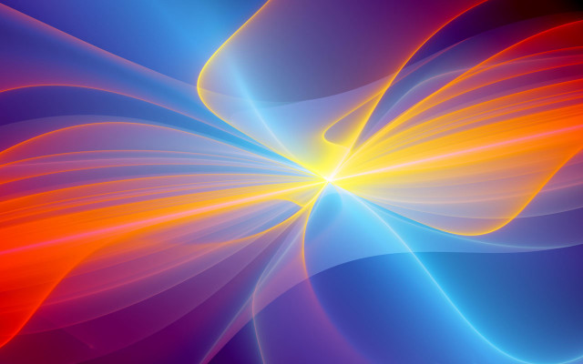 Colorful abstract swirl yellow sky free wallpaper for desktop - medium preview image