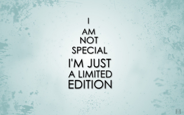 I am not special just #2 free wallpaper for desktop - medium preview image