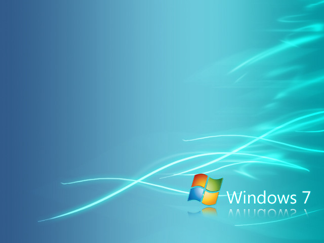 Blue wallpaper window7 logo water free wallpaper for desktop - medium preview image