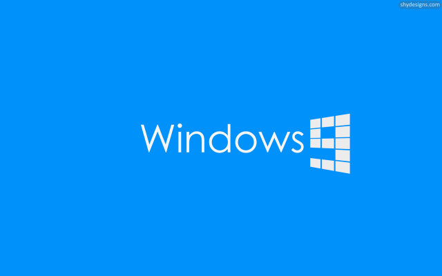 Blue background windows logo multiple free wallpaper for desktop - medium preview image