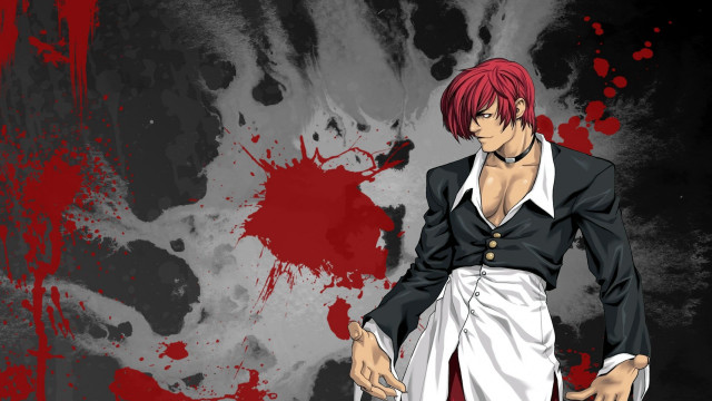 Man red hair black suit free wallpaper for desktop - medium preview image