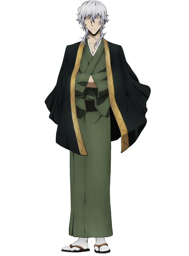 Green gold outfit white hair free wallpaper for mobile - medium preview image