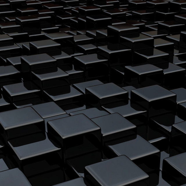 Black square objects room black #2 free wallpaper for tablet - medium preview image