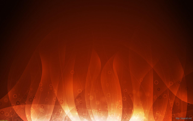 Red background fire water bubbles free wallpaper for desktop - medium preview image