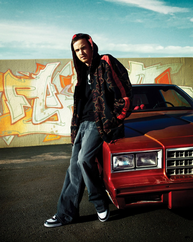 Man leaning red car graffiti free wallpaper for mobile - medium preview image